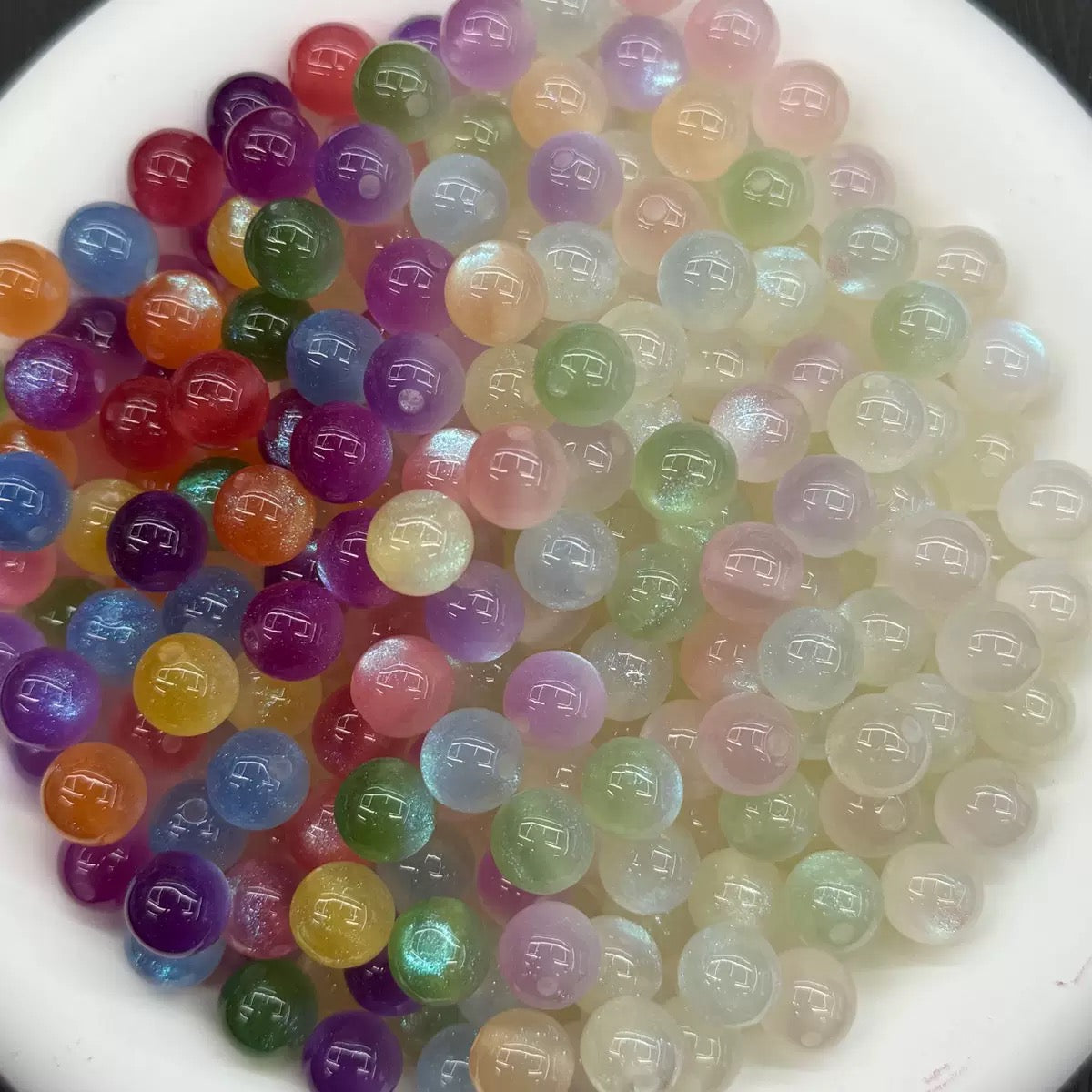 Hot-selling color-changing pearl cat's eye resin that changes under sunlight UV for outdoor use, DlY beaded pendant material-Lulu shop